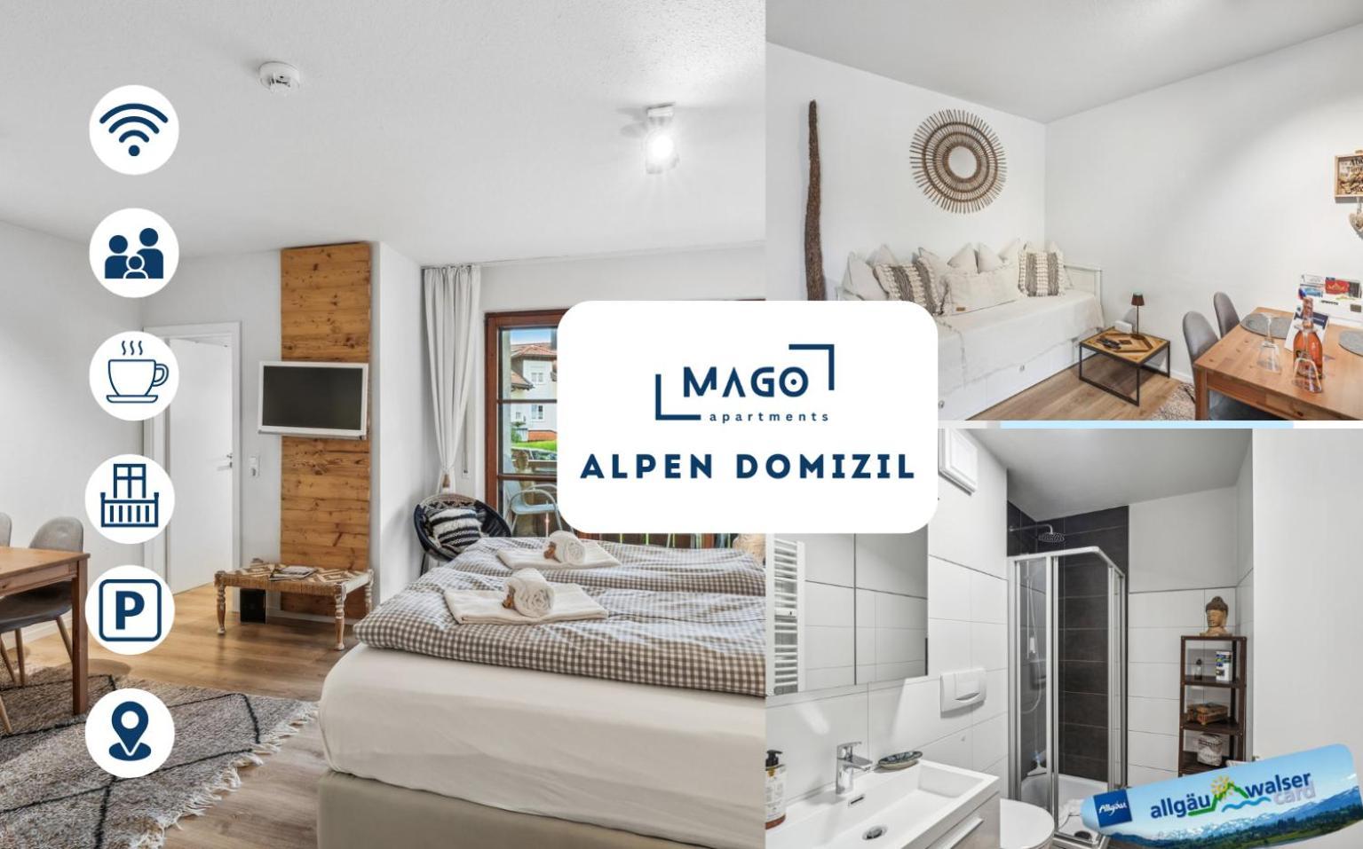 Mago Alpen-Domizil Fuer 4, Zentral Appartement Oberstaufen Buitenkant foto